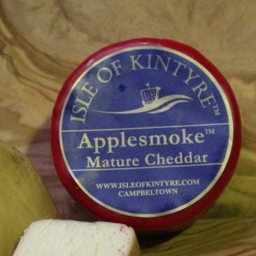 Isle of Kintyre Applesmoke Cheddar Cheese Truckle