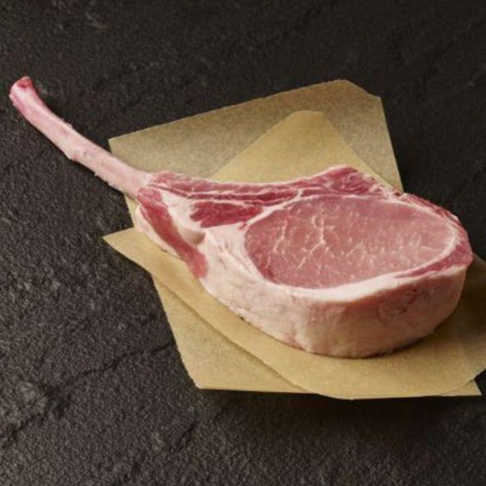 Buy Pork Loin Chop French Trimmed Online from Aberdeenshire Larder
