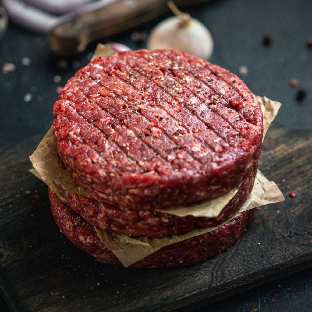 Buy Beef Steak Burger Hand Pressed Online at Aberdeenshire Larder