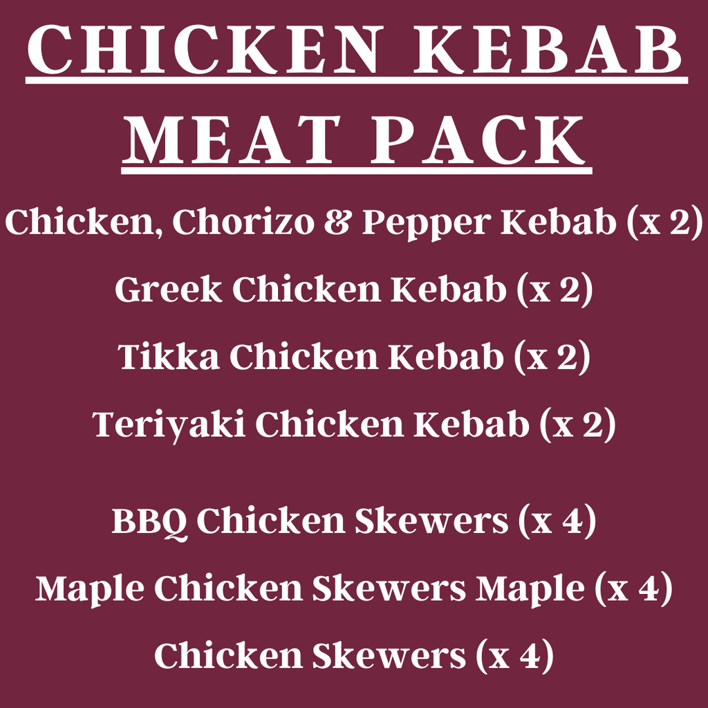 Buy Chicken Kebab BBQ Meat Pack Online from Aberdeenshire Larder