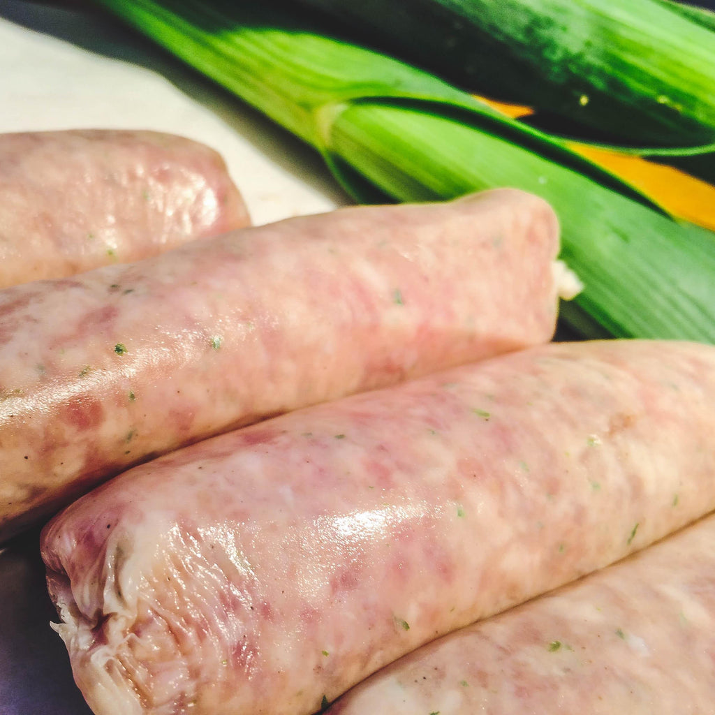 Buy Pork & Leek Sausage Online from Aberdeenshire Larder