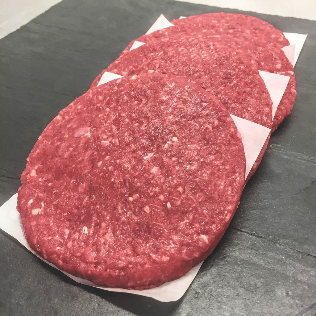 Buy Beef Steak Burger Hand Pressed 6oz/ 170g at Aberdeenshire Larder