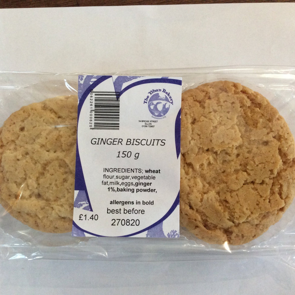 Ythan Bakery Ginger Biscuits