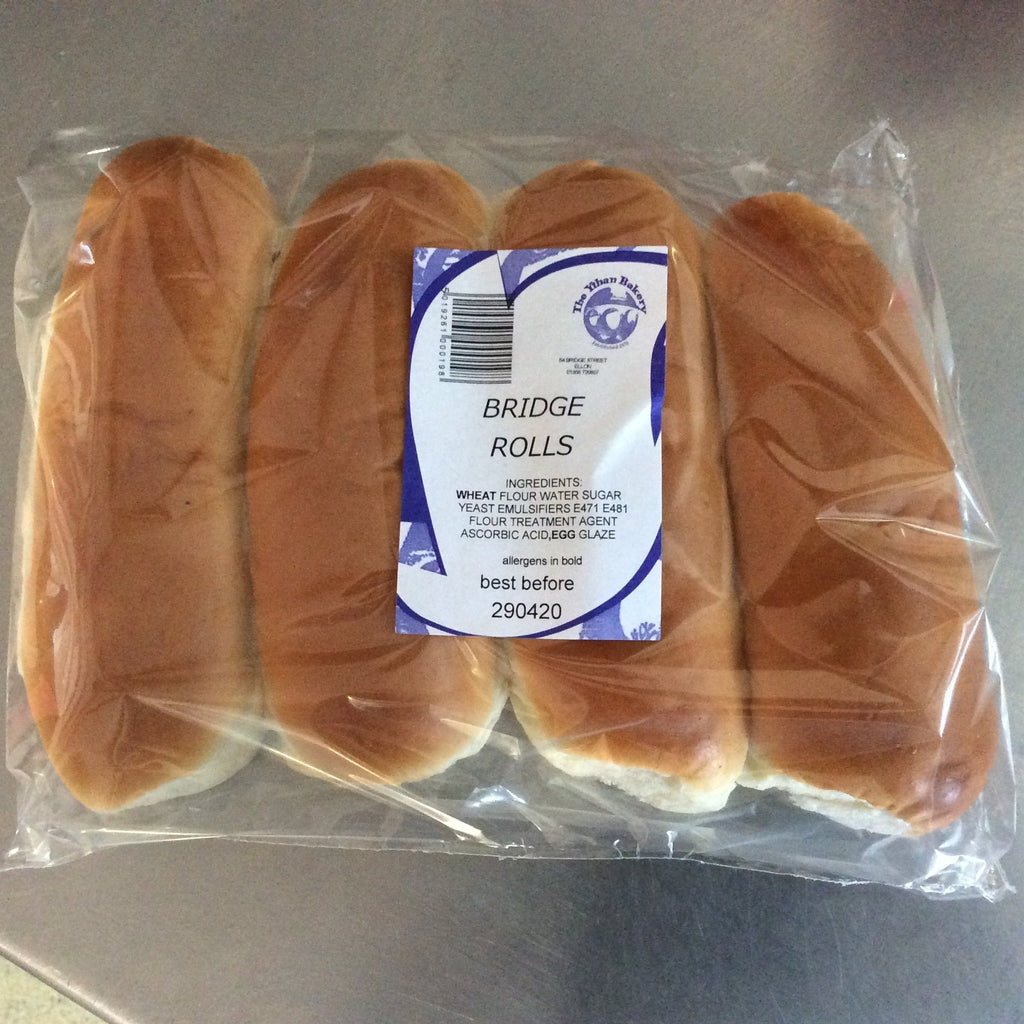 Hot Dog Buns Ythan Bakery (x 4)