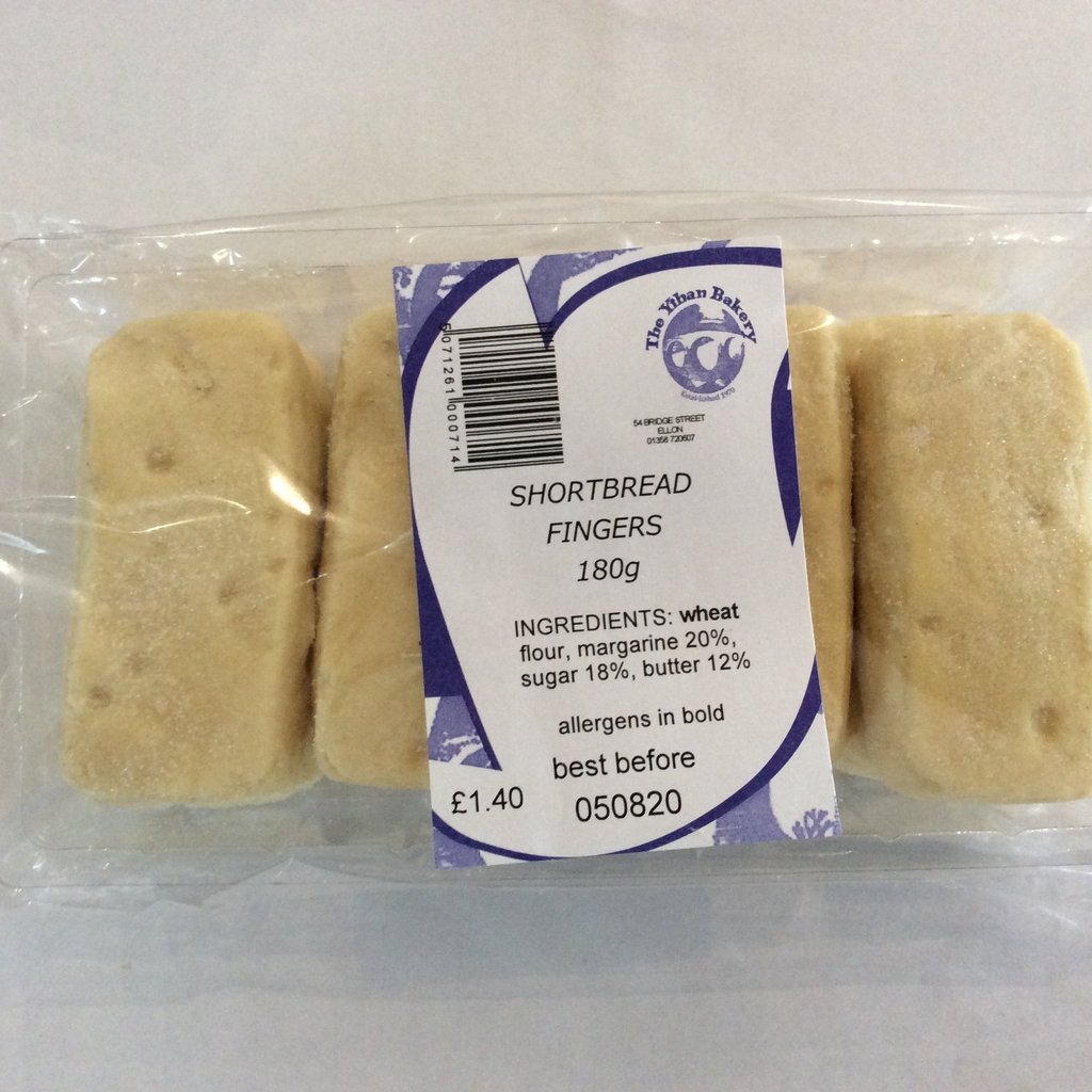 Ythan Bakery Shortbread Fingers