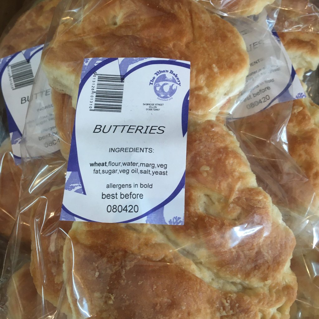 Butteries Ythan Bakery (x 4)