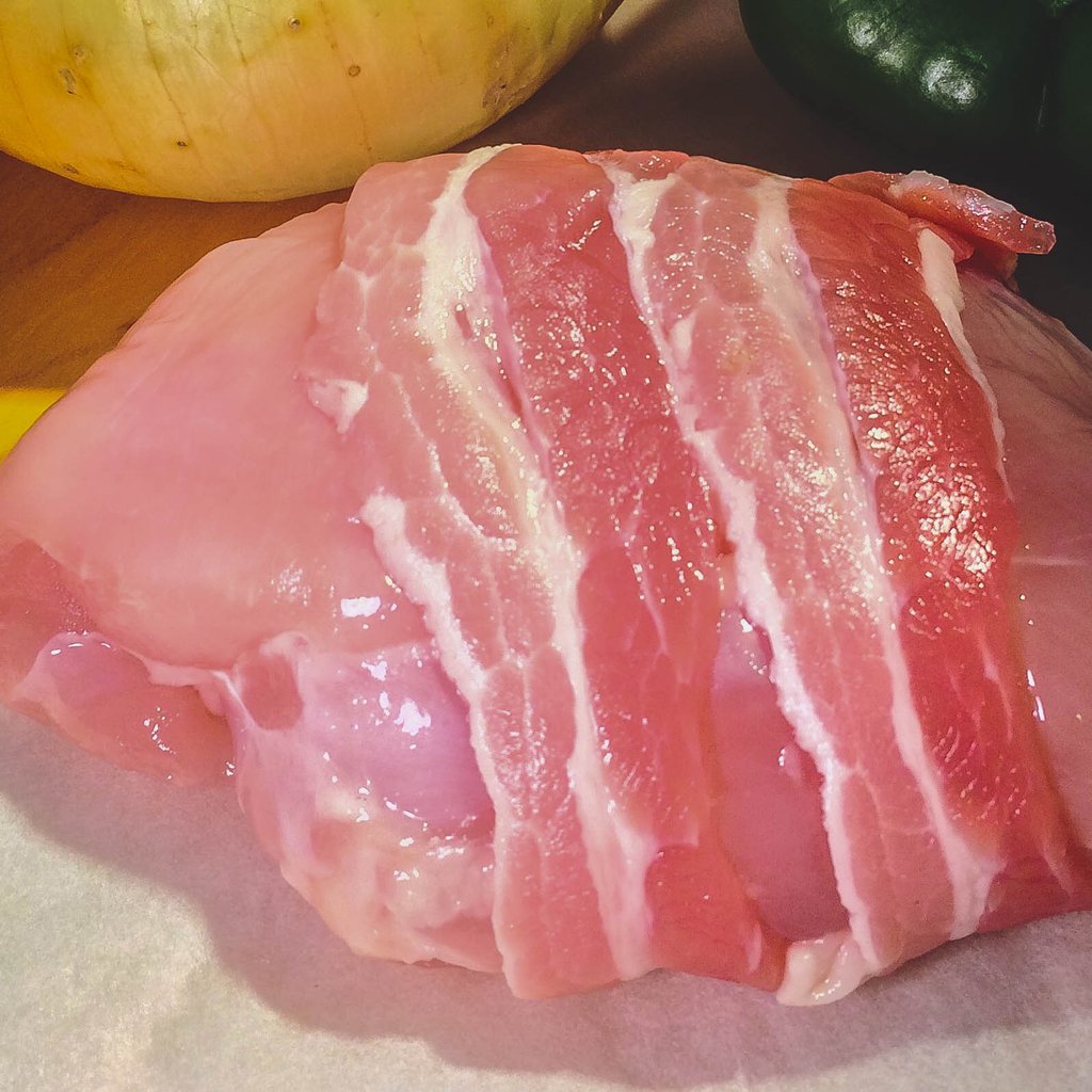 Chicken Mealies - Stuffed with Oatmeal wrapped in Bacon