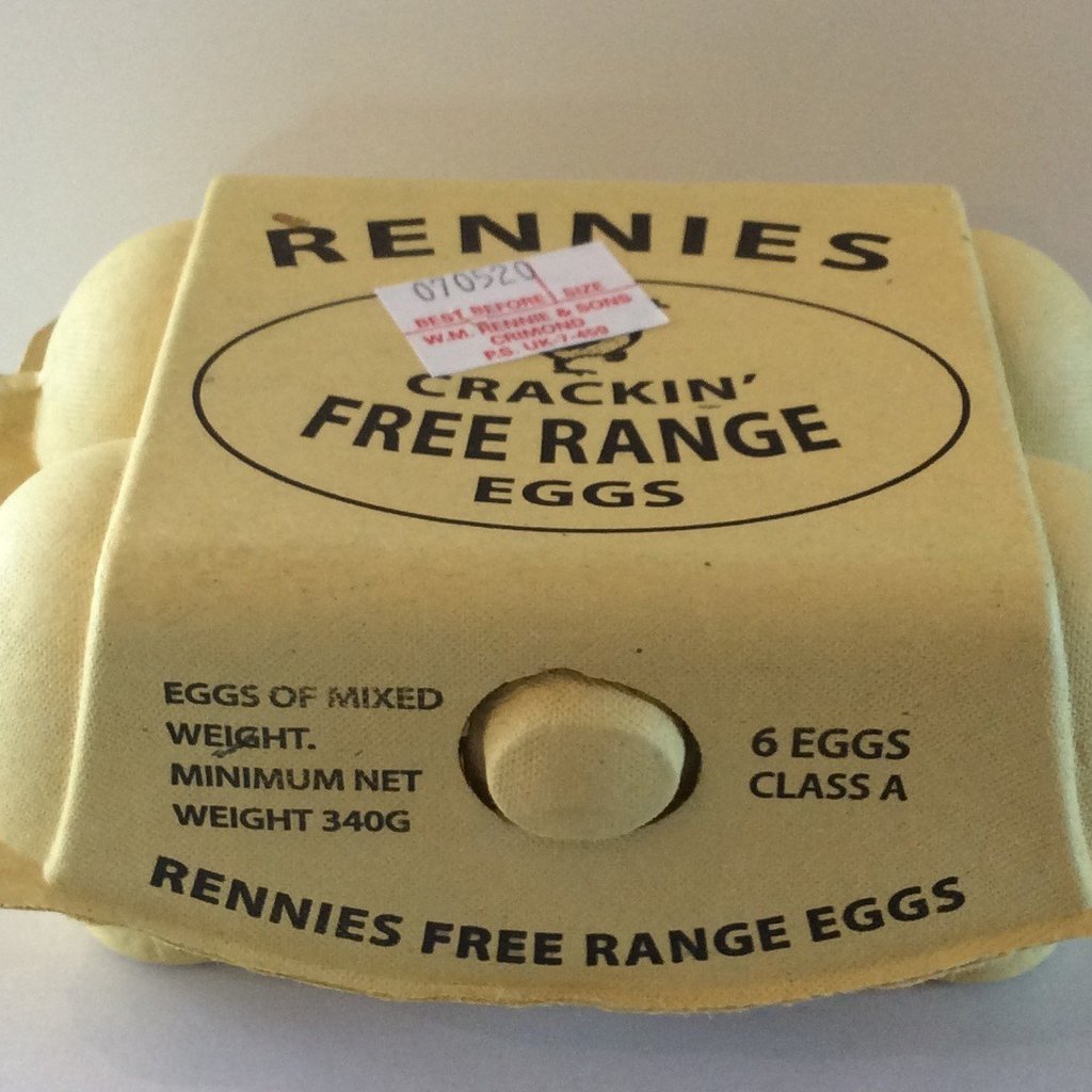 Eggs *Rennies* Free Range Half Dozen